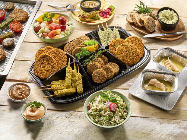 Vegetarisch Barbecue arrangement 