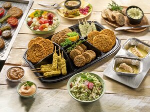 Vegetarisch Barbecue arrangement 